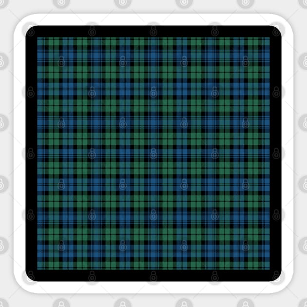 Campbell Ancient Plaid Tartan Scottish Sticker by ScottishShop